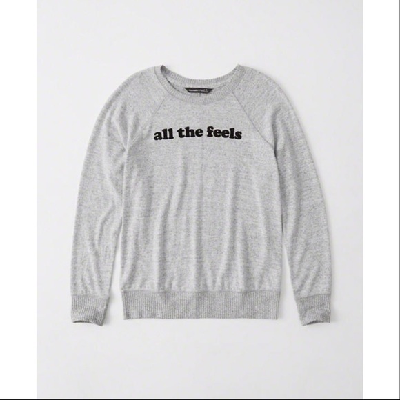 Abercrombie & Fitch Tops - Abercrombie & Fitch “All The Feels” Pullover NWT